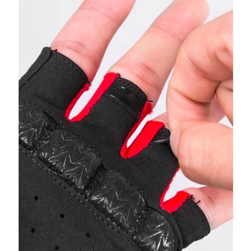 Rockbros M cycling gloves with gel inserts - black and red m \ czarny || czerwony kesztyű
