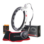 HMS Magnetic Hula Hop Set Black Hhm15 With Counter + Slimming Belt Br163 Red piros szett 17-44-654