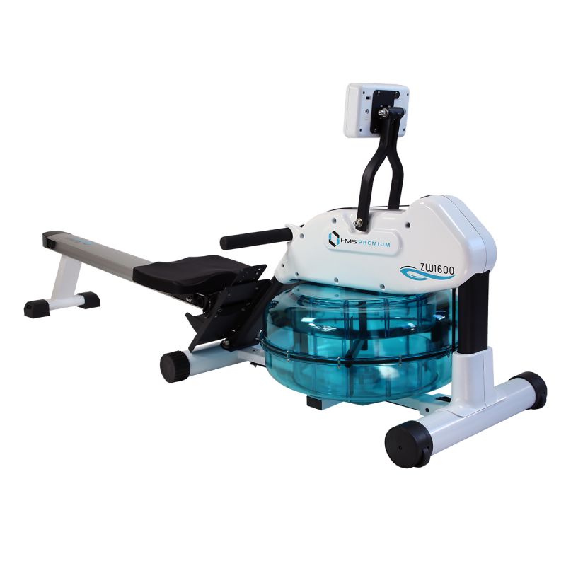 HMS Premium SEMI COMMERCIAL Water Rowing Machine fekete edzőfelszerelés 17-22-370
