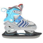 NH18192 4in1 GREY-BLUE SIZE M(34-38) ROLLER SKATES WITH HOCKEY SLEEVE NILS EXTREME kék póló