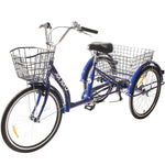 3-Wheel Bike 24 Navy Blue Shimano -7 Speed Lower Frame