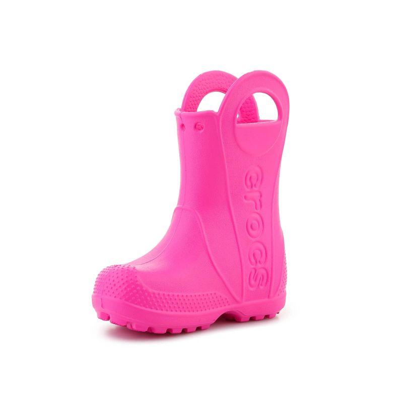 Crocs Handle It Rain Boot Kids T Pink Crush