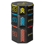 HMS Set of three Premium octagonal plyometric boxes fekete papucs 17-62-109