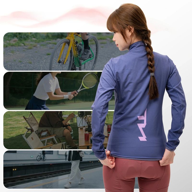 Rockbros TVI M Women's Cycling - Purple m \ fioletowy dzseki 15110021004-211674