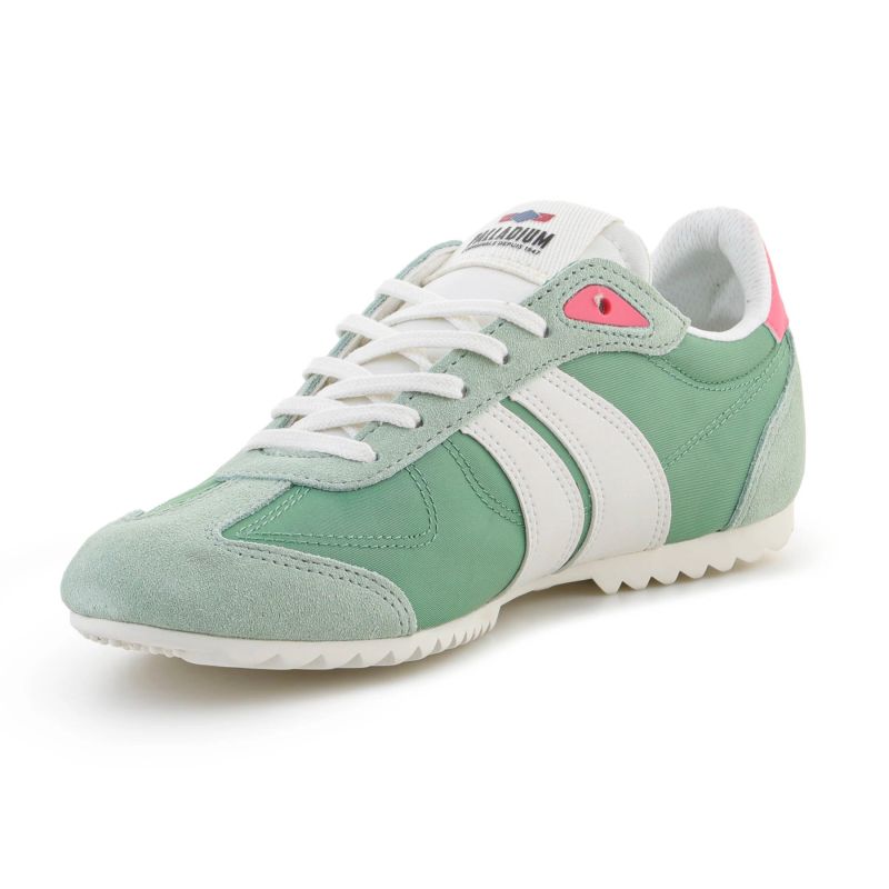 Palladium Pallaracer Flame 94644-399 Rock zöld utcai cipő
