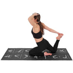 Enero FOLDABLE YOGA MAT BLACK FIT fekete mats, training equipment