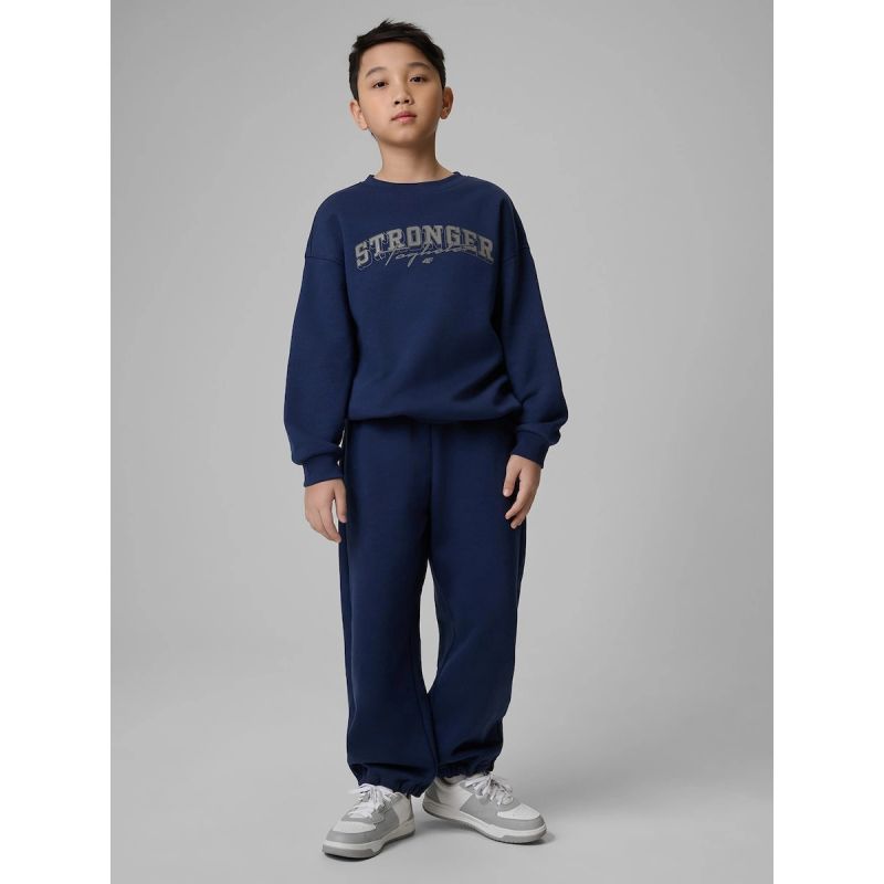 Boys' wide leg sweatpants 4F