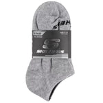Skechers 3pk Unisex Non Terry No Show Gray