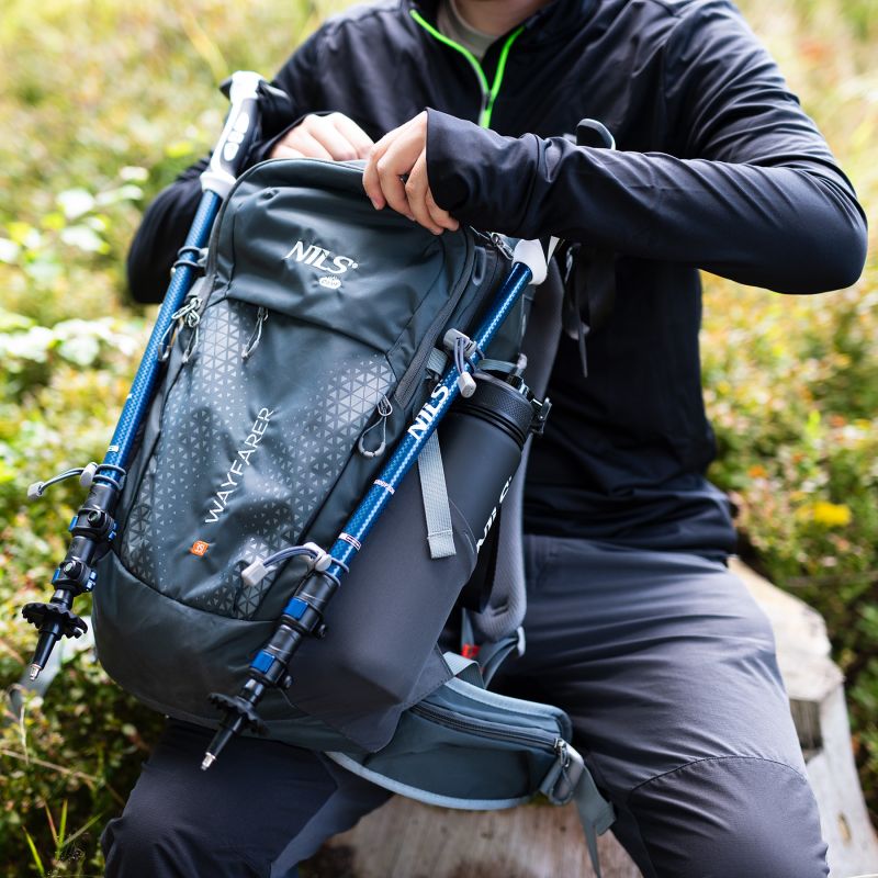 Nc1925 Gray Wayfarer 35l Nils Camp Travel Backpack szürke hátizsák