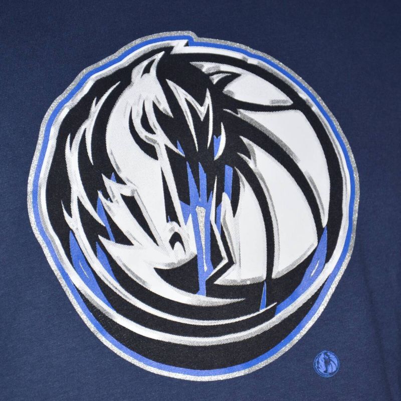 Nike Dallas Mavericks Essential Dry T-shirt Chrome Logo College Navy - CZ7252-419 sötétkék póló