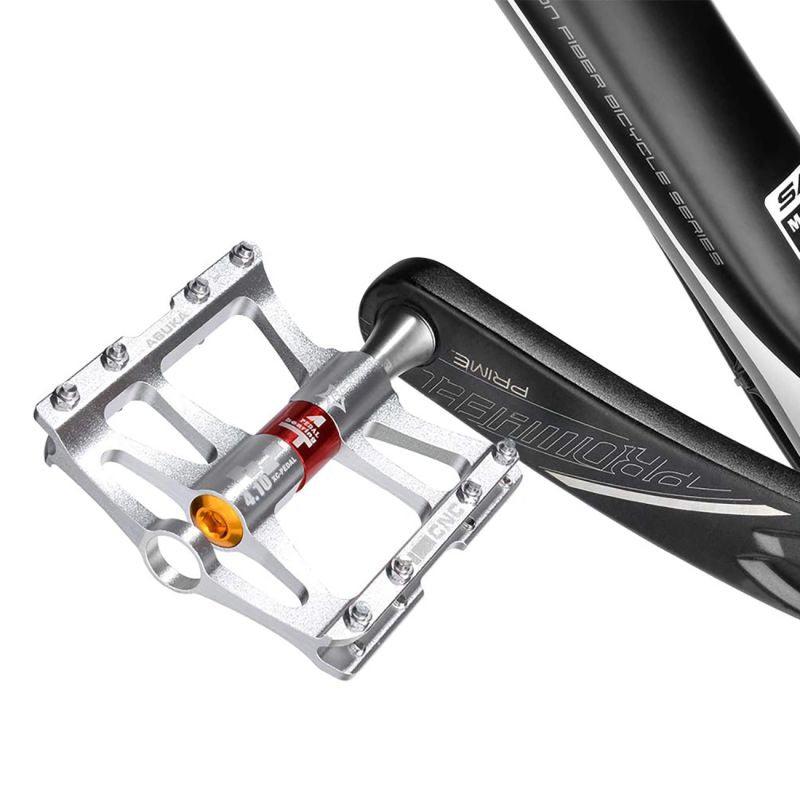 Rockbros JT410 4.10 4 Bearing Bicycle Pedals - Silver