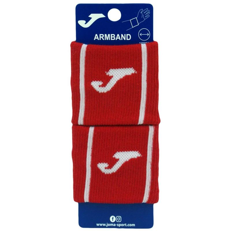 Double Wristband Joma Game Red White fehér csuklószorító