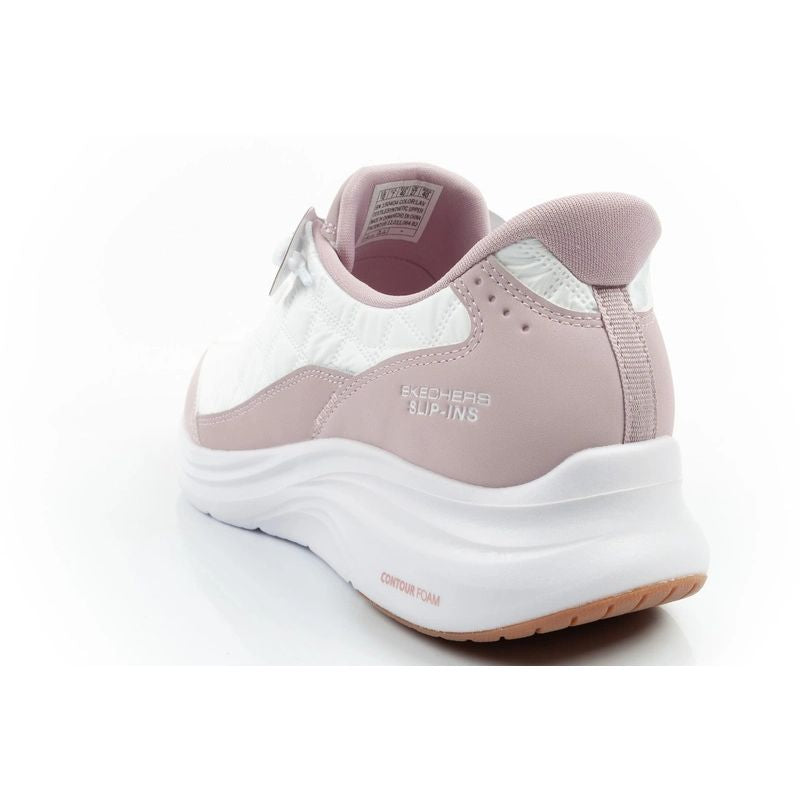 Skechers Contour Foam Women's Sports White SLIP-INS Comfortable fehér utcai cipő