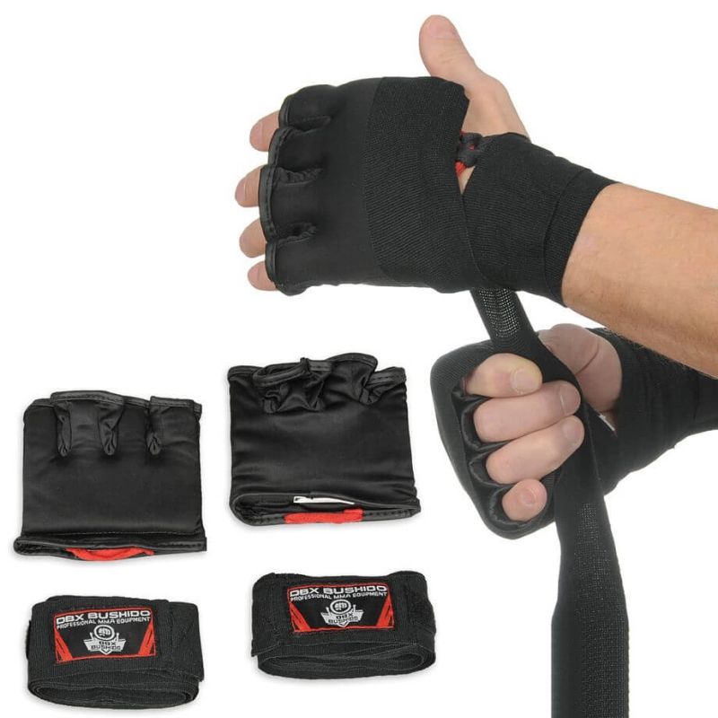 DBX Bushido Boxing Wraps with Gel Knuckle Protection | martial arts equipment