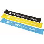 Pure 2 Improve Fitness Crossfit Mini Band Set 3 Pcs Men fekete sets
