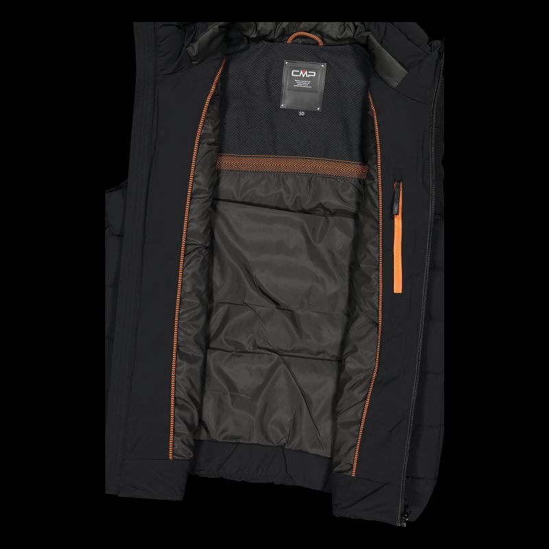 CMP men's insulated vest, winter sports vest, black ( ) fekete vests