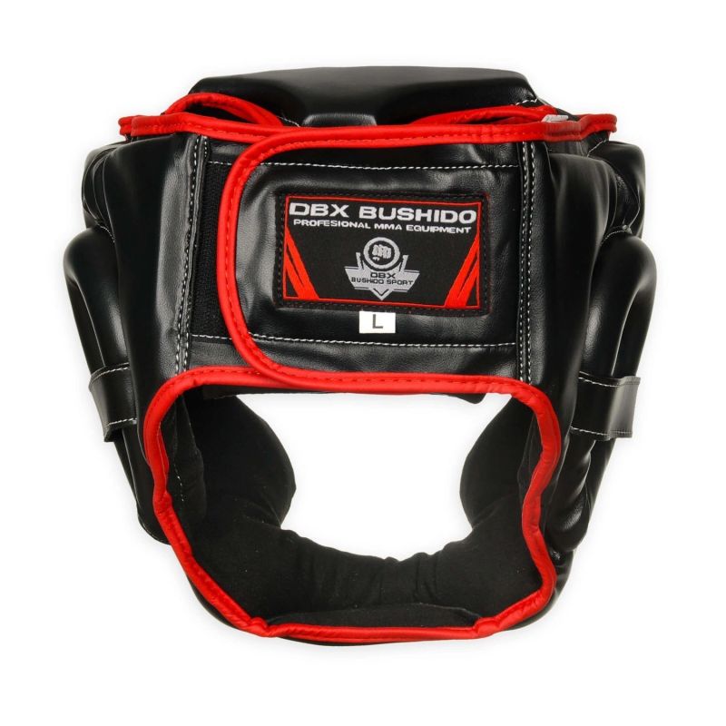 DBX Bushido Boxing Helmet - Phantom Red piros helmets, martial arts equipment