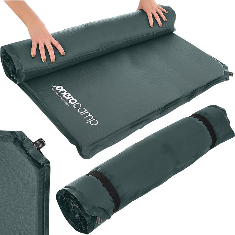 Enero Self-Inflation Mat Green Camp zöld training equipment, tourist equipment