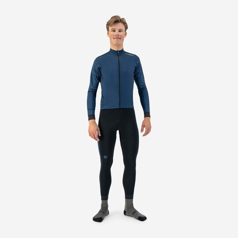 Rogelli CORE long sleeve t-shirt navy blue 3XL sötétkék kerékpáros ruha SIROG351809.3XL