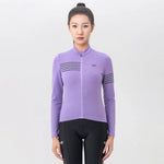 Rockbros TVI Women's Long Sleeve Cycling Jersey Fall/Winter S - Purple s \ fioletowy kötött sapka 15310002003-211744