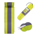 NILS CAMP NC4349 Self-inflating mat with pillow Green-gray szürke kabát