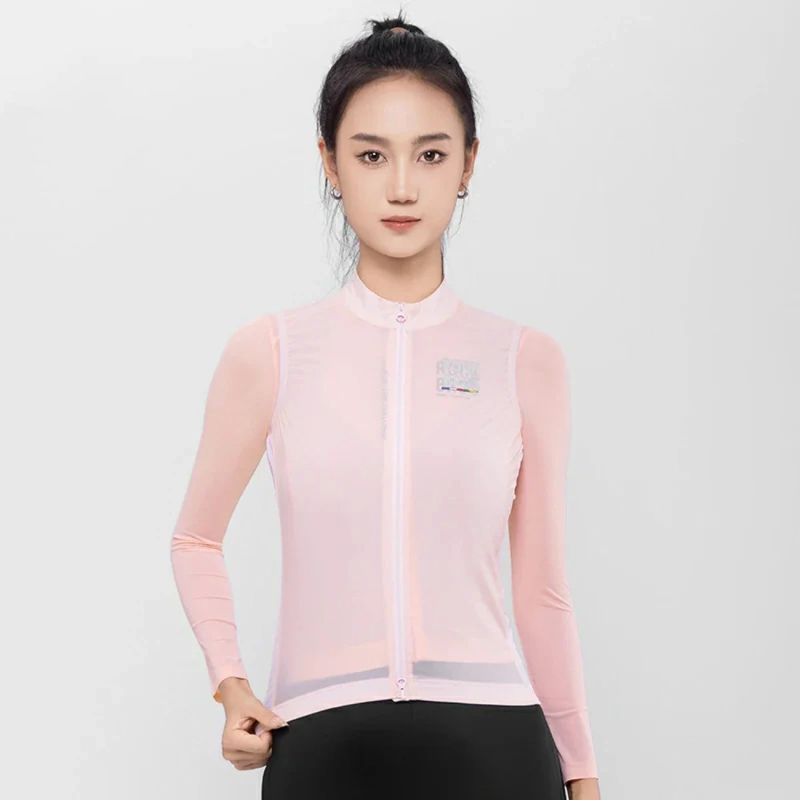 Rockbros ROAD TO SKY women's lightweight breathable cycling vest M - pink m \ różowy vests