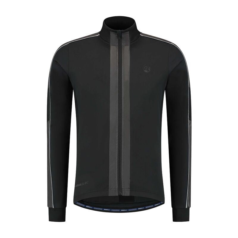 Rogelli ESSENTIAL HIVIS winter 2XL fekete dzseki