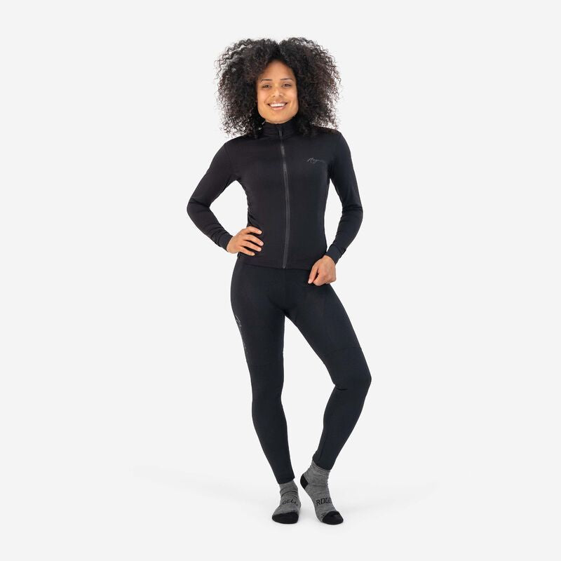 Rogelli DISTANCE women's sweatshirt 2XL fekete pulóver