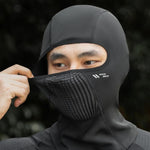 Rockbros Fleece Bicycle Balaclava - Black czarny balaclavas