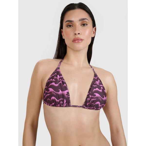 4f Women's Halter Bikini Top 4FWSS25UBKTF075-50A General