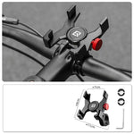 Rockbros 25210039001 Handlebar Clamp Phone Holder - Black kierownica phones and accessories