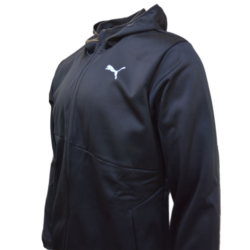 PUMA Train All Day FZ Men's Training Hoodie - fekete kapucnis pulóver