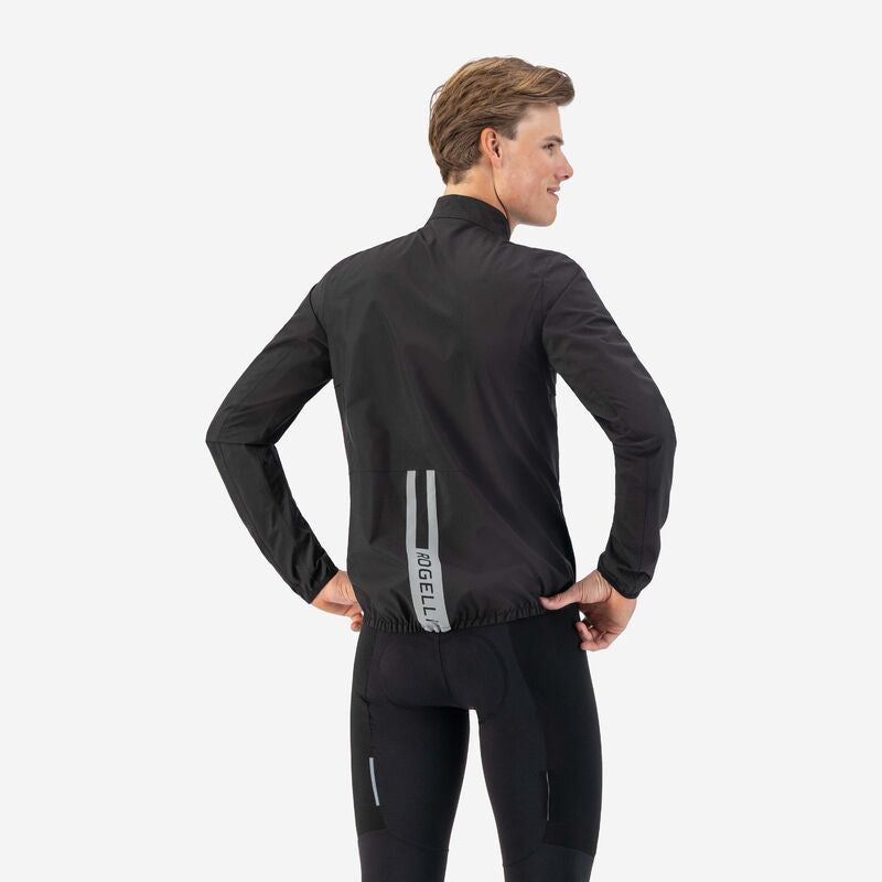 Rogelli DISTANCE rain 3XL fekete dzseki