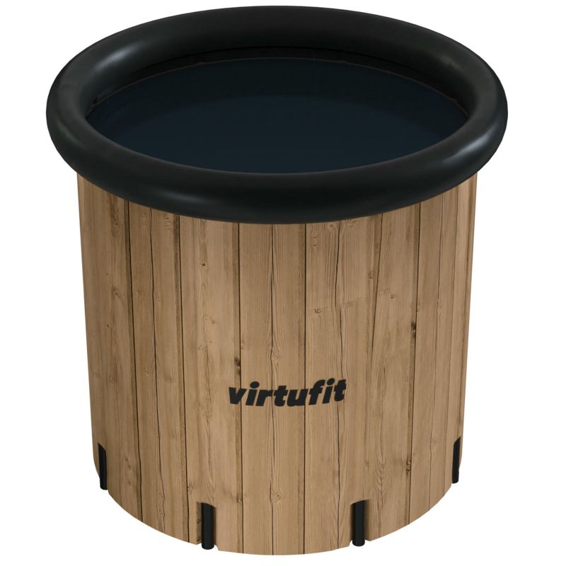 Virtufit Ice Bath Xxl - 375 Liters - Imitation Wood - With Accessories Egyéb