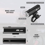 Rockbros front bike light black