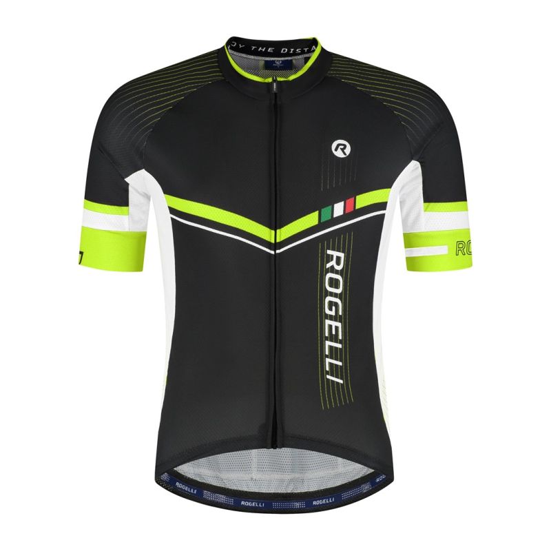 Rogelli Gara Mostro II T-shirt Black and Yellow sárga póló