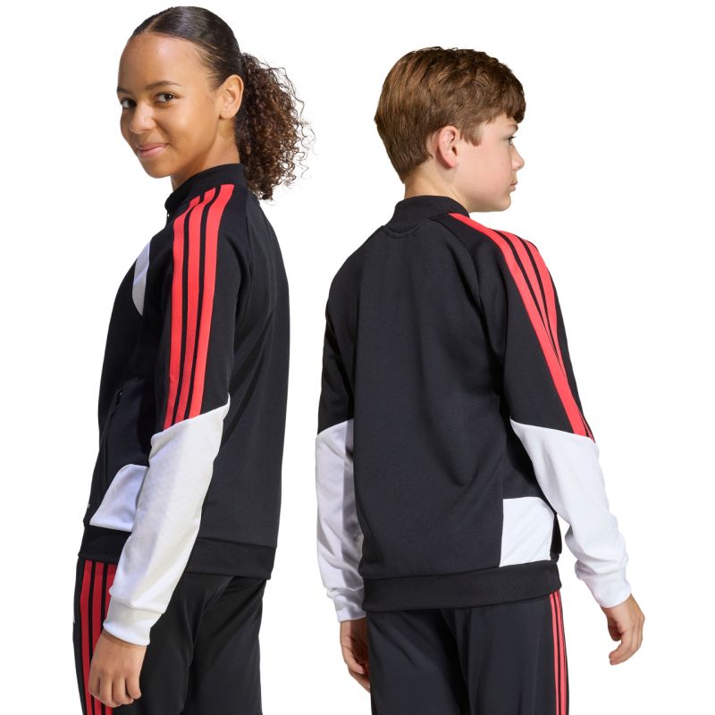 adidas Tiro 26 Competition Training Kids' Sweatshirt Black, White, and Red KC3791 116 cm pulóver