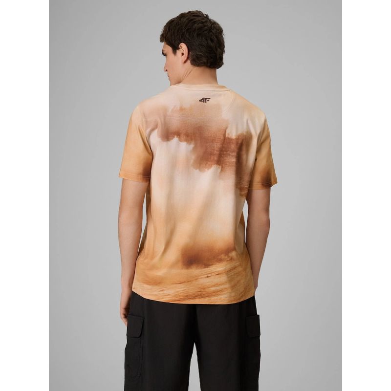 4F Men's regular printed T-shirt férfi póló 4FRSS26TTSHM4237-83A