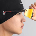 Rockbros cycling cap with cutouts for glasses - black fekete glasses, training equipment 304004-163826