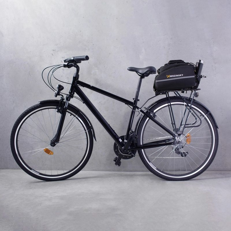 Wozinsky large bike rack 35l + rain cover black ( ) fekete táska 304004-63970