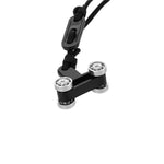 HMS Hula Hop Set HHW11 BLACK with studs and weight + BR163 BLACK PLUS SIZE belt fekete kiegészítő 17-44-634