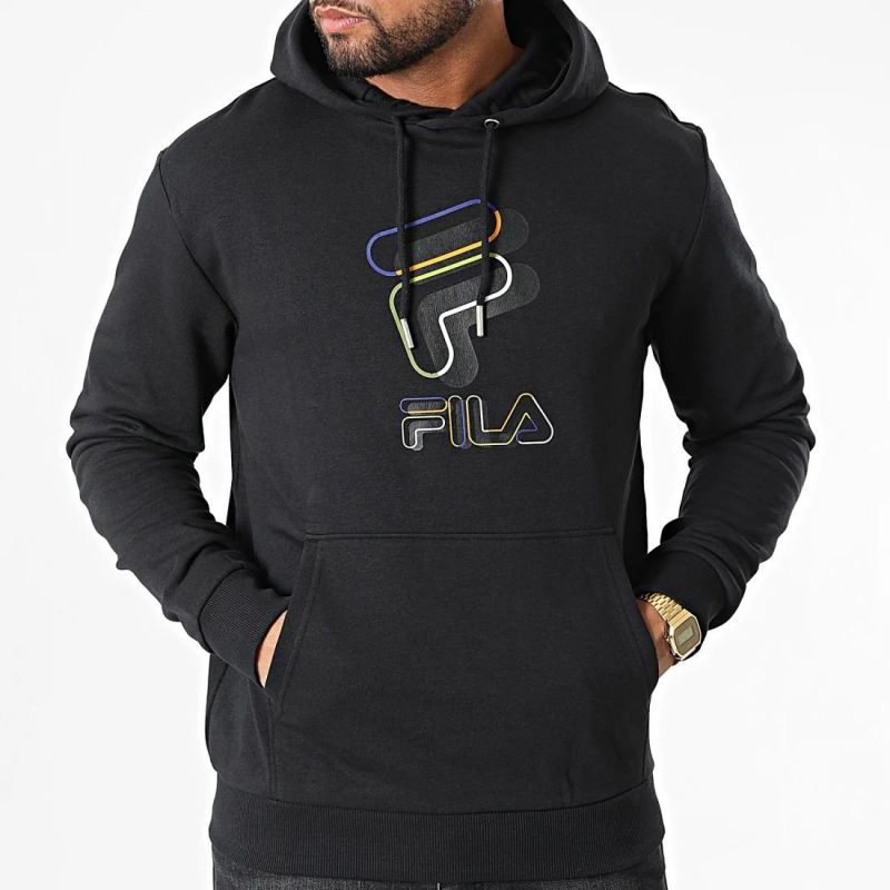 Fila Bever Hoody sweatshirt fekete pulóver