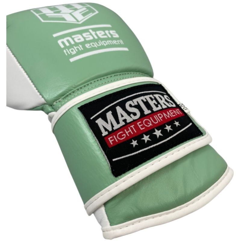 MASTERS FIGHT EQUIPMENT MASTERS RBT-PASTEL green boxing gloves zöld kesztyű 01005-1010