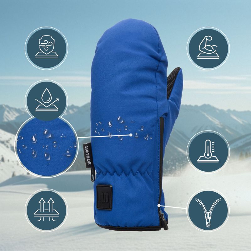 Meteor Orel XXS Winter Gloves Navy/Black uniw kesztyű