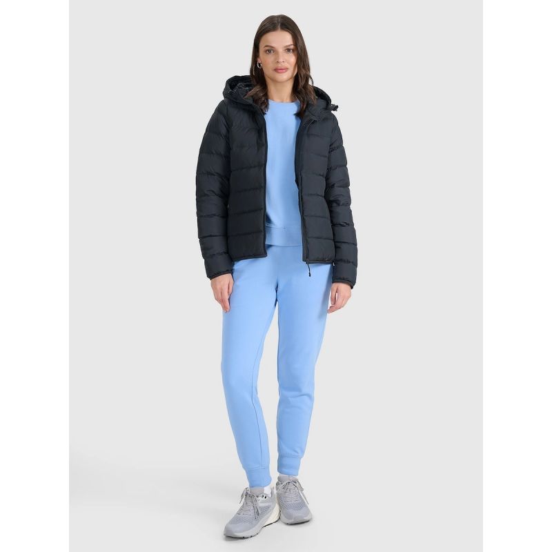 Women's down with natural filling 4F 4FRAW25TDJAF0800-20S kabát