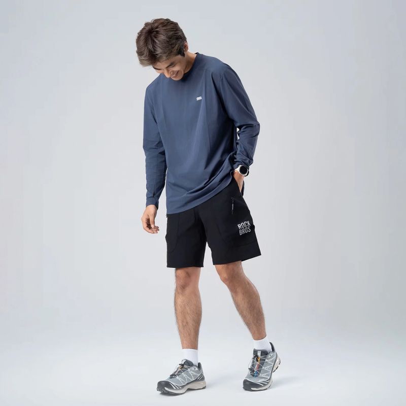 Rockbros with belt size XXL - black czarny \ xxl short