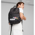 PUMA Phase LOVE WINS Sports School Backpack fekete hátizsák