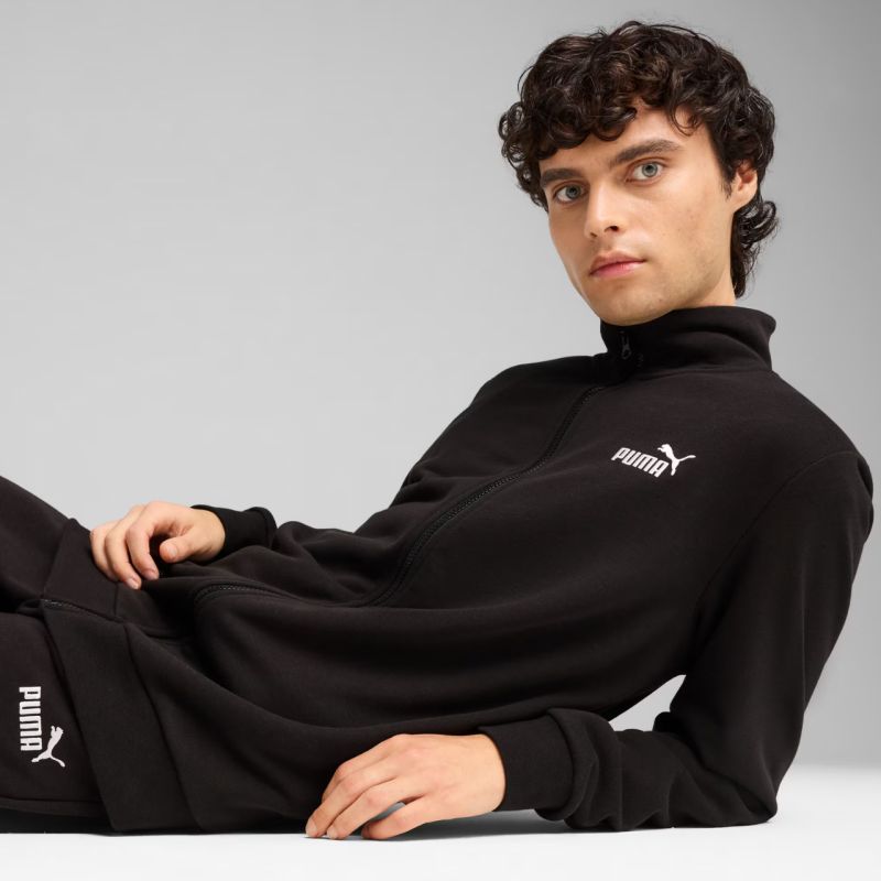 Puma ESS Sweat Suit men's tracksuit black 684848 fekete tracksuits