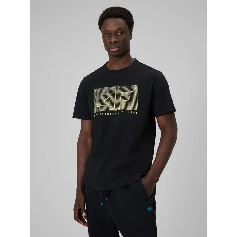 4F Men's regular printed T-shirt póló 4FRSS26TTSHM3991-20S