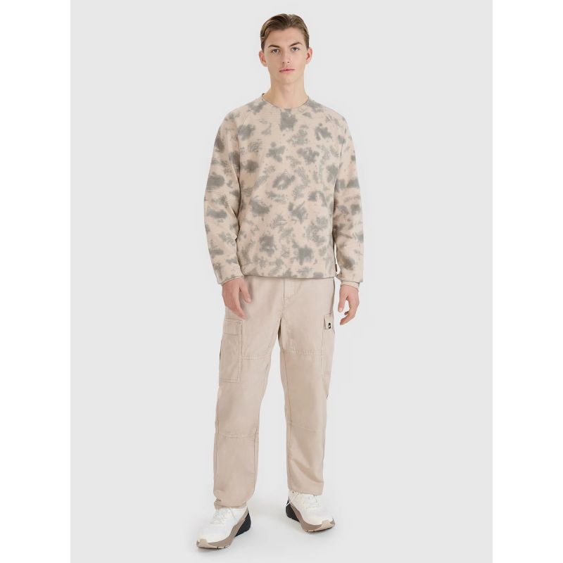 Men's sweatshirt without zipper and hood 4F 4FRSS25TSWSM2180-83A kapucnis pulóver